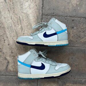 Nike Dunk High Men's SE Summit White/Blue Royal Size 11.5